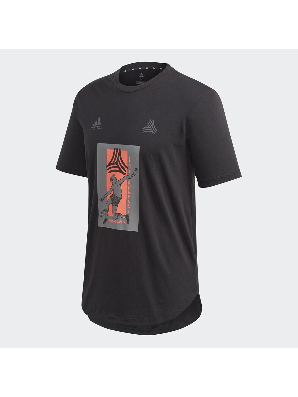 Adidas Mens Tan Logo Geoff Gouveia Tee Size XL